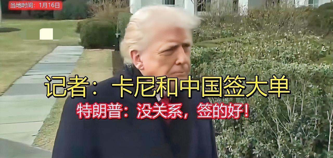 1月14日至17日，加拿大总理卡尼访华，中加签署了《中国—加拿大经贸合作路线图》