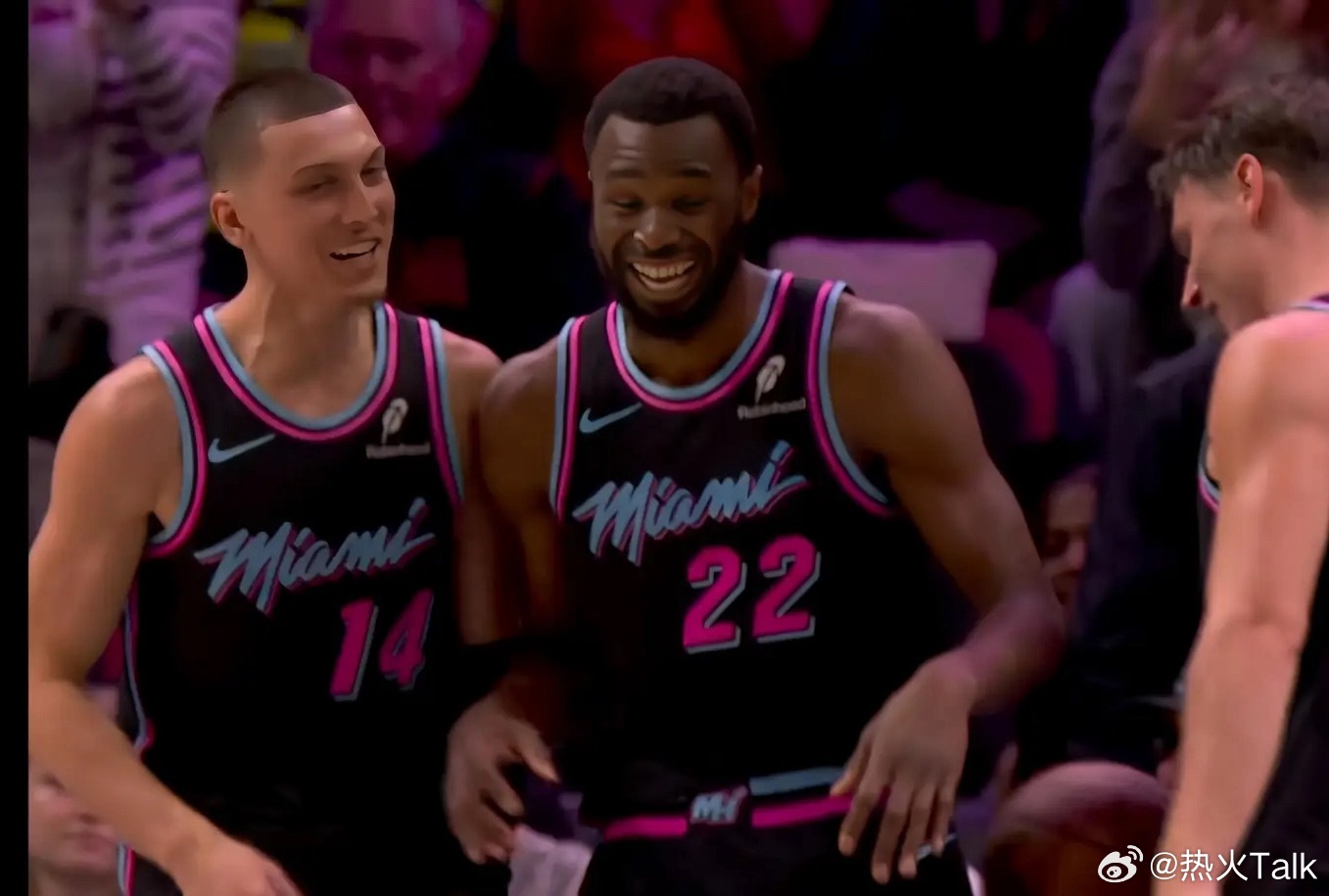 笑容灿烂的嘴哥😊火箭vs热火