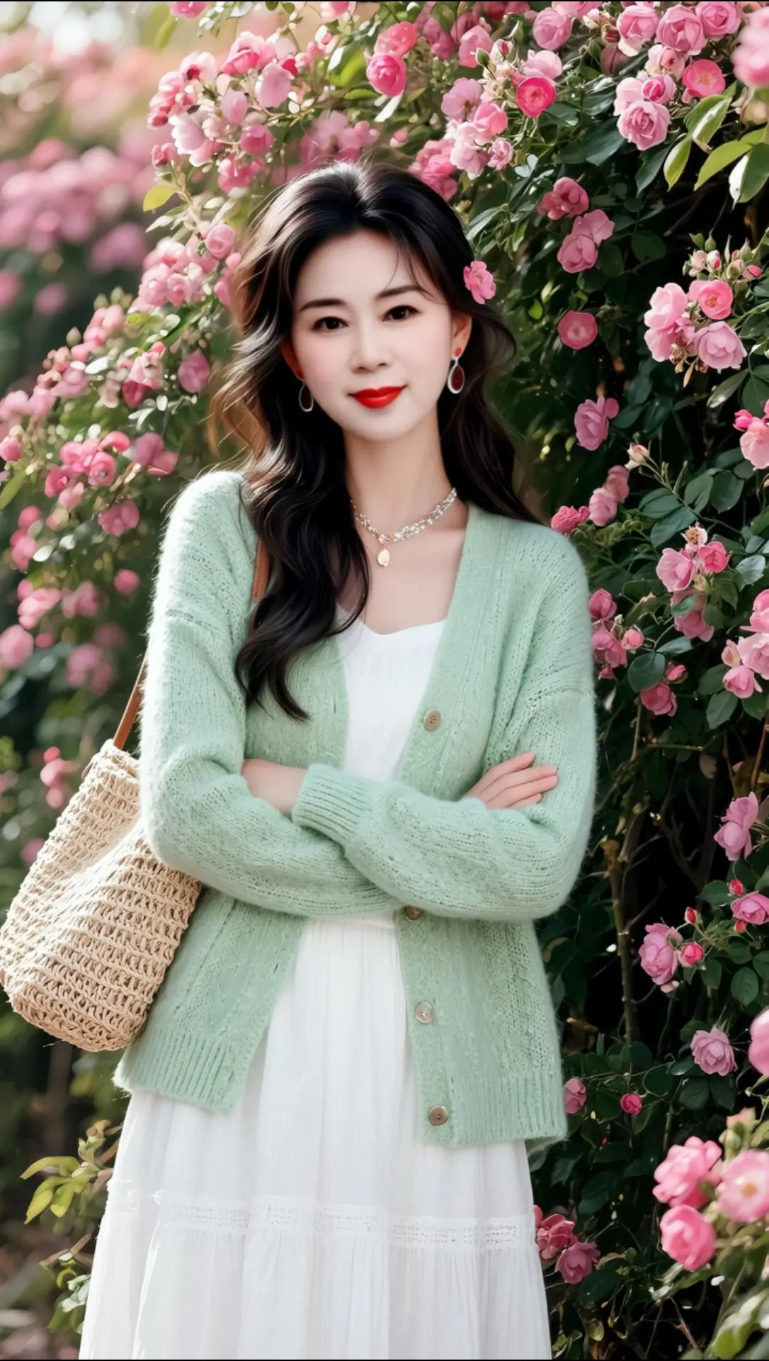 AI清新花丛照 随变ai随便玩