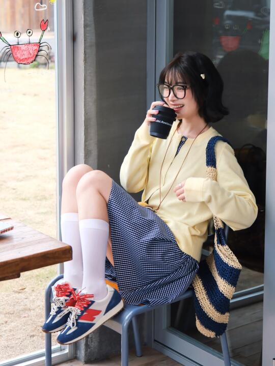 nb417 复古薄底鞋 ◡̈ today浅春系运动少女