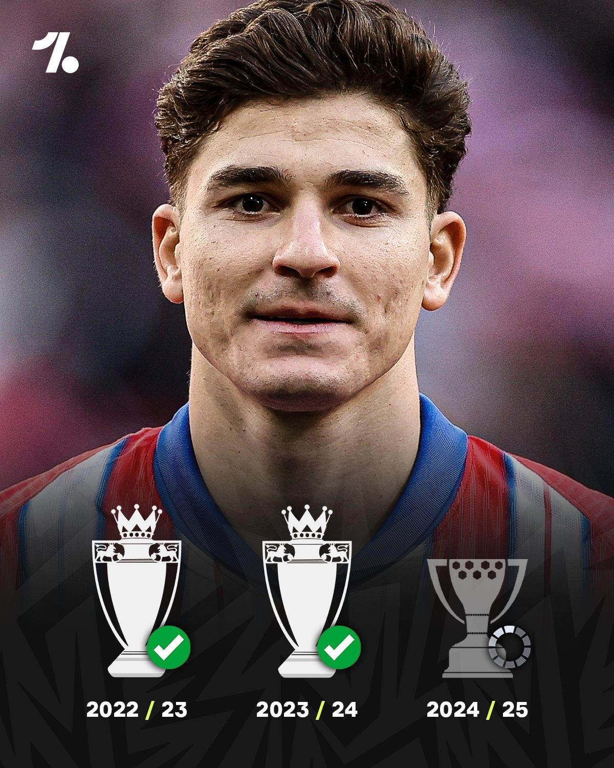 马竞为阿尔瓦雷斯标价1.5e也就根本没打算卖。能力是强，但还没强到1.5e砸的程