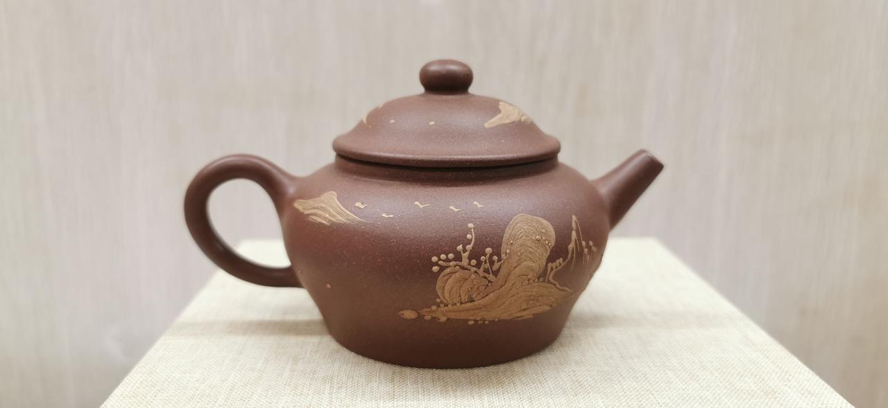 早期中国宜兴龙印系列精品紫砂茶壶（独孔、约150cc）茶生活紫砂壶 器物之美工夫