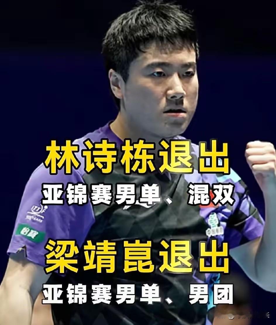很遗憾，即将打响的亚锦赛，国乒两队长都不参加！这不是他俩同时缺席一场赛事了！
