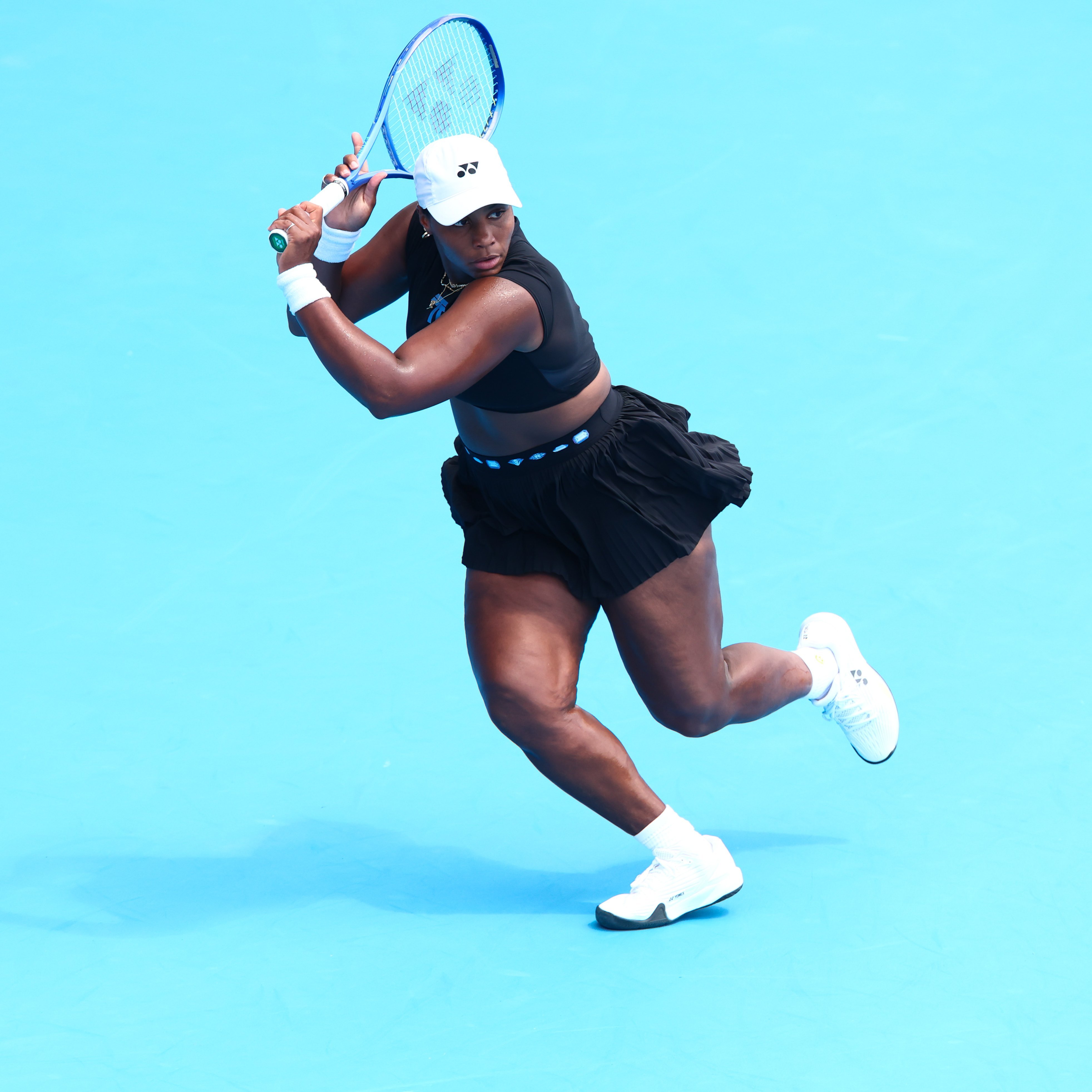WTA1000辛辛那提站首轮本土德比，持外卡出战的汤森德以6-4 7-6(2)力