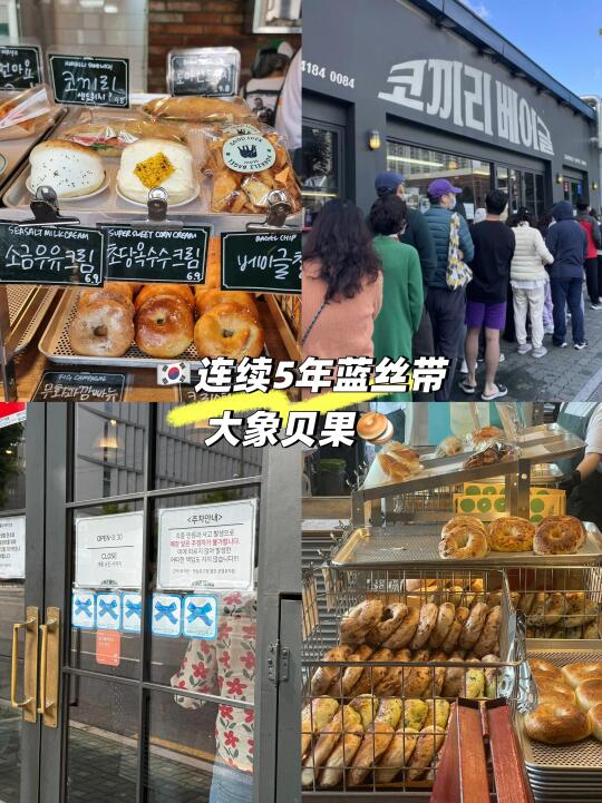 🇰🇷本地人才知道韩国三大贝果之一！大象贝