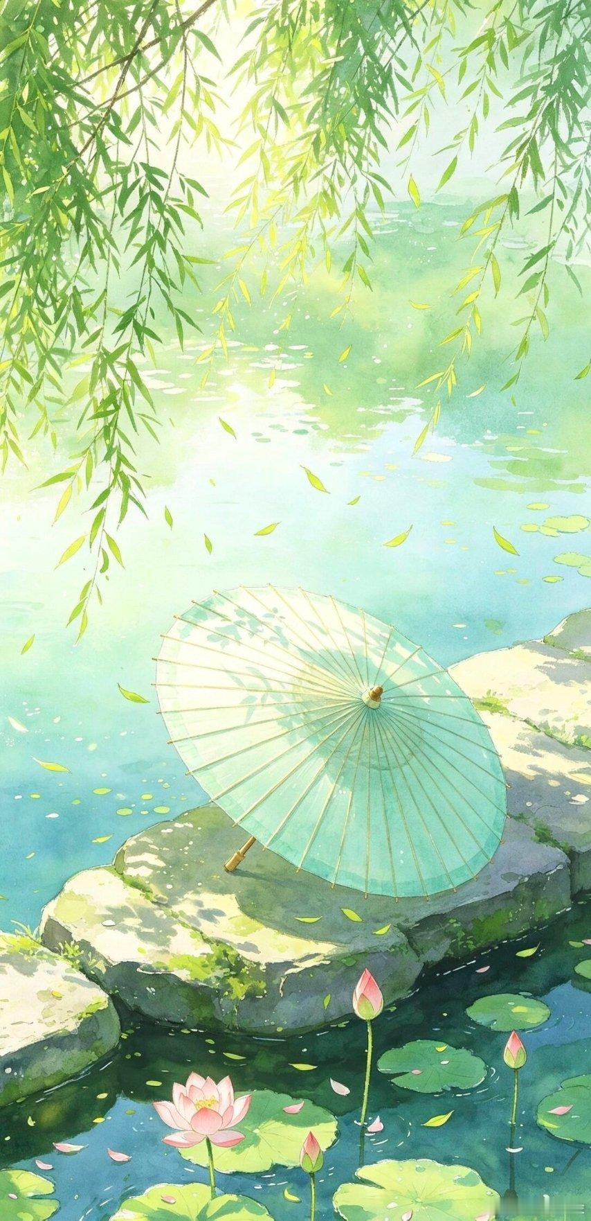 清香优雅护眼模式秋季锁屏壁纸 