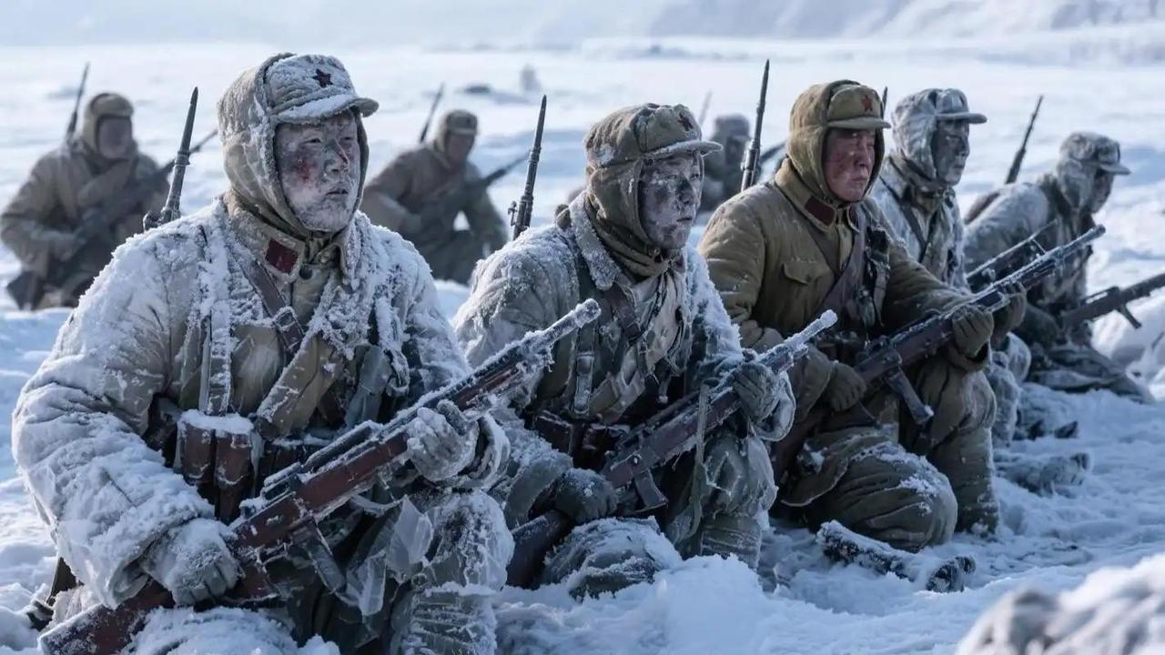 冰雪与热血铸就的黎明，
在长津湖的凛冬刻
度上，你们用生命标注了尊严的永恒坐标。