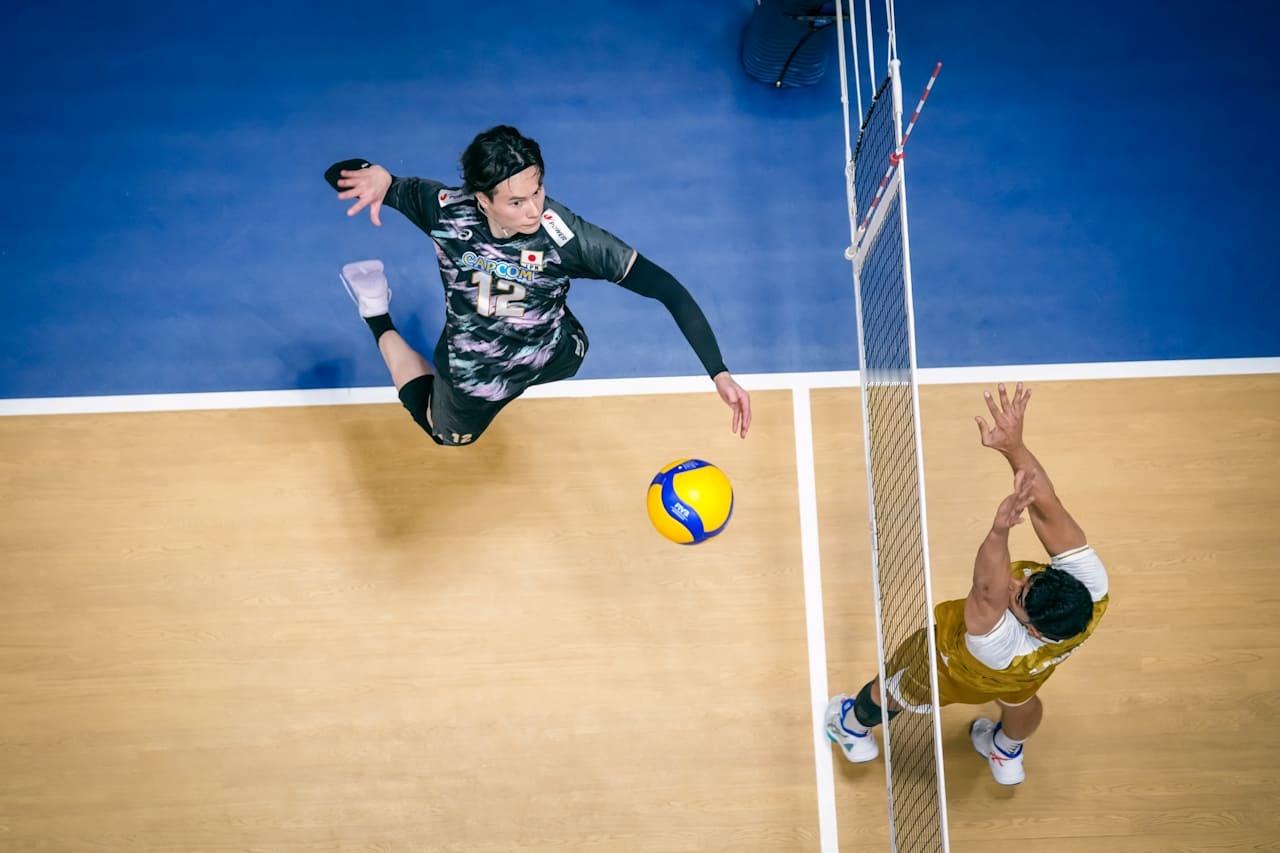 -【2026年男排亚锦赛小组赛-A组】日本🇯🇵3-0零封巴林🇧🇭，取得两