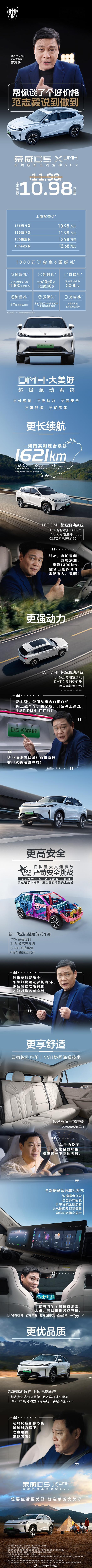 限时权益价10.98万~13.68万，一图看懂荣威“D家族”首款SUV——荣威D