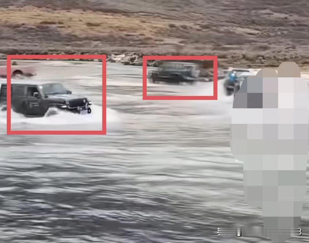 总算这些越野爱好者为什么喜欢在甘孜河道内飙车，他们不是不知道这些会对全国人的饮用