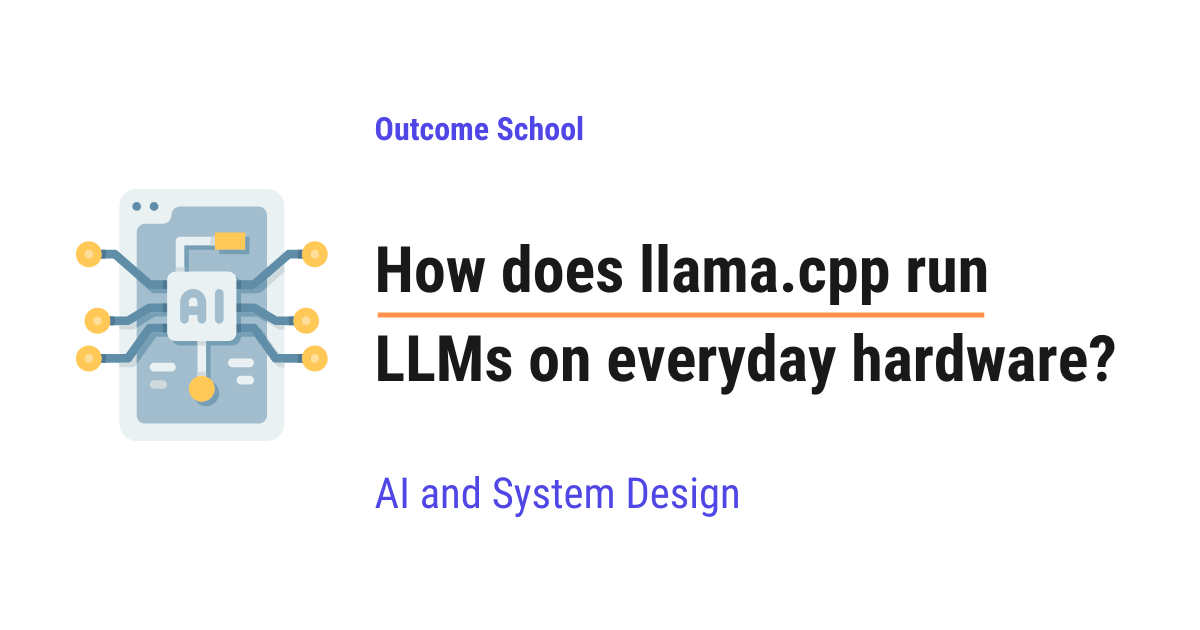技术博客： llama.cpp 是如何在日常硬件上运行大语言模型的？地址：out