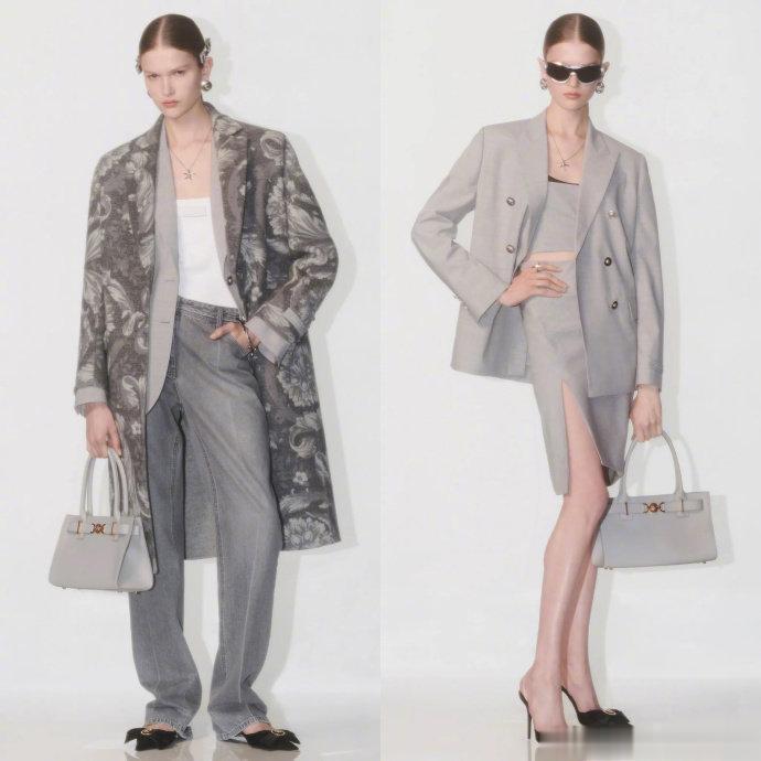 Versace Pre-Fall 2024｜不太像范思哲的早秋新衣橱，提花毛绒大