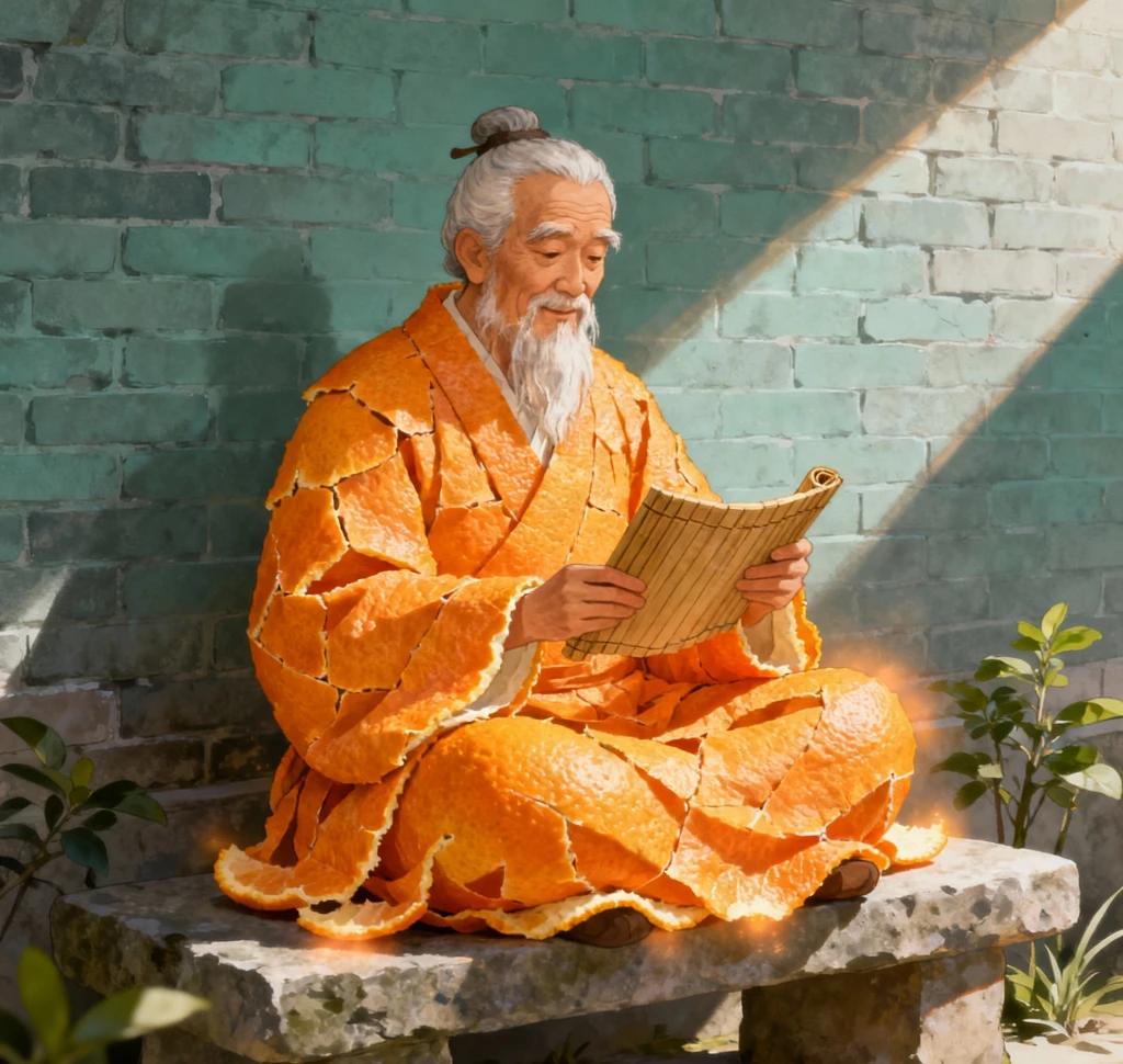 上联：稚（栀）子牵牛耕熟地
下联：夫（附）子防风衣陈皮