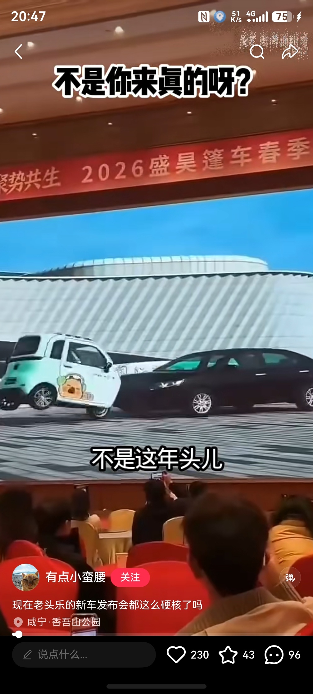 这可不兴学啊老头乐怎么还撞上真车了 