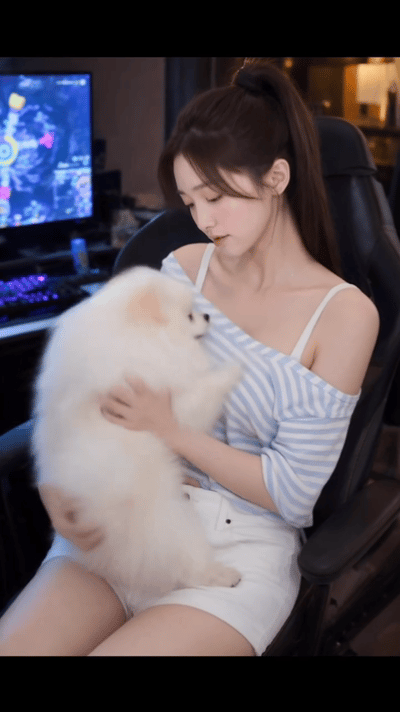 这狗调皮喔 ​​​