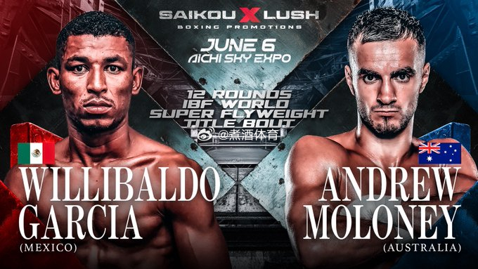 拳坛速递 比赛确认。 威利巴尔多-加西亚（Willibaldo Garcia）6