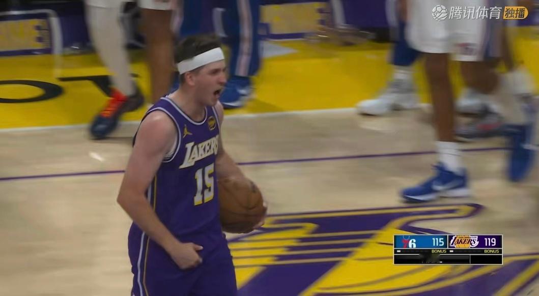 湖人这比赛真是领先多少分都不包准啊，好在最后赢了…76人vs湖人湖人战胜76人