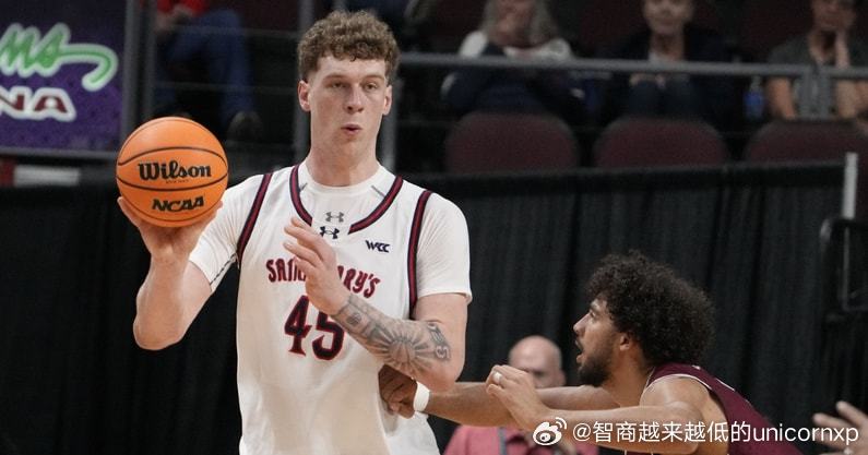 圣玛丽学院221公分中锋Andrew McKeever今日将访问爱荷华大学，爱荷