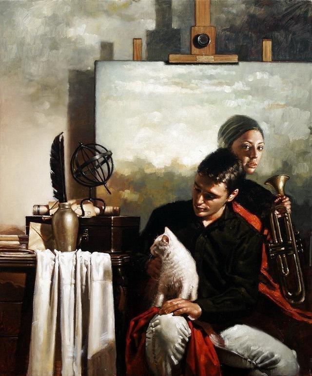 阿根廷艺术家迭戈·蒂亚尔（Diego Dayer）的油画世界，无疑是一个充满独特