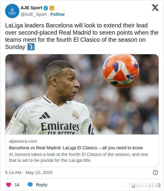 ▶ LaLiga leaders Barcelona will look to 