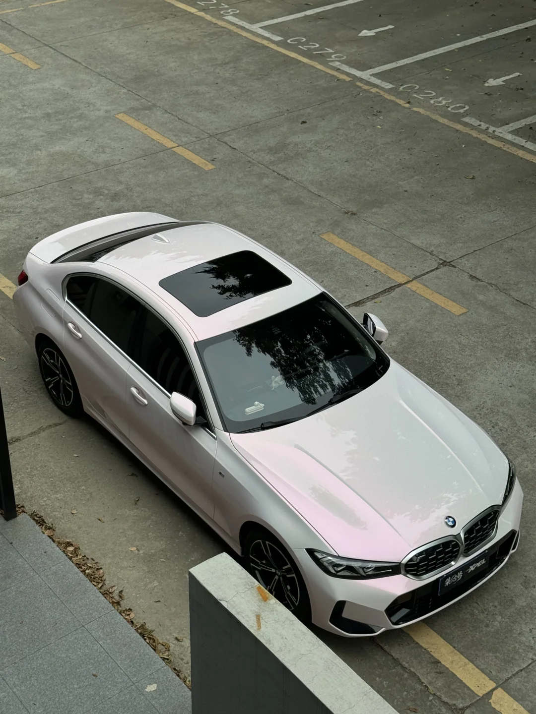 宝马改色离不开选择之一的花悦粉