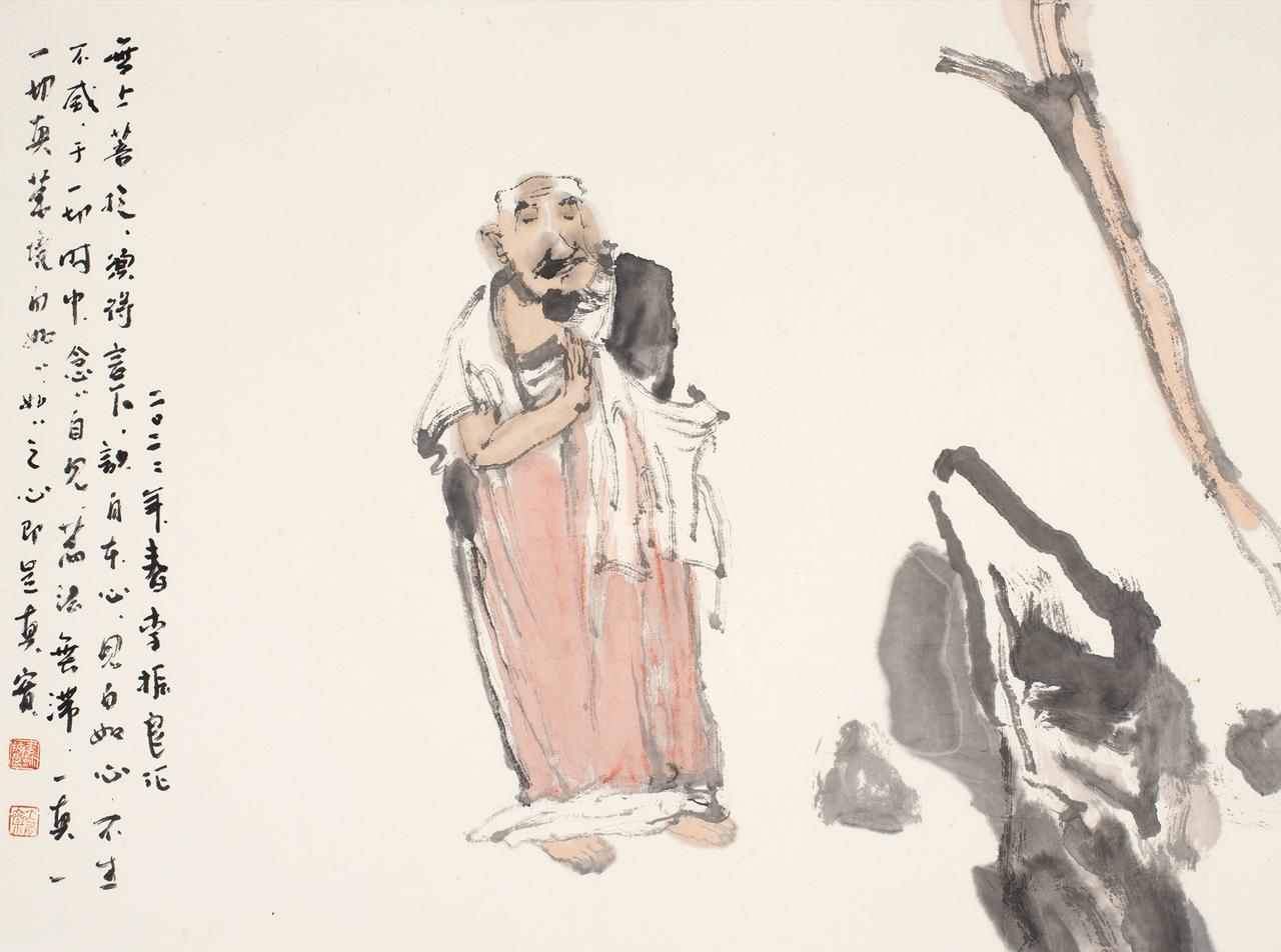 上联：自古高僧修悟性
下联：[玫瑰]

网络图片/诚谢侵删