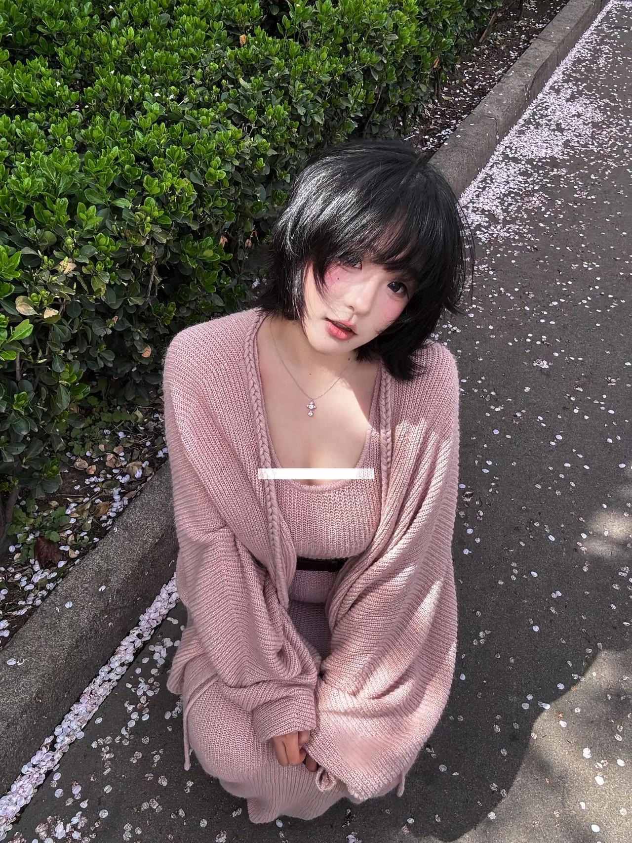 我不是你最重要的人吗。樱花ootd 姐姐 短发 日系