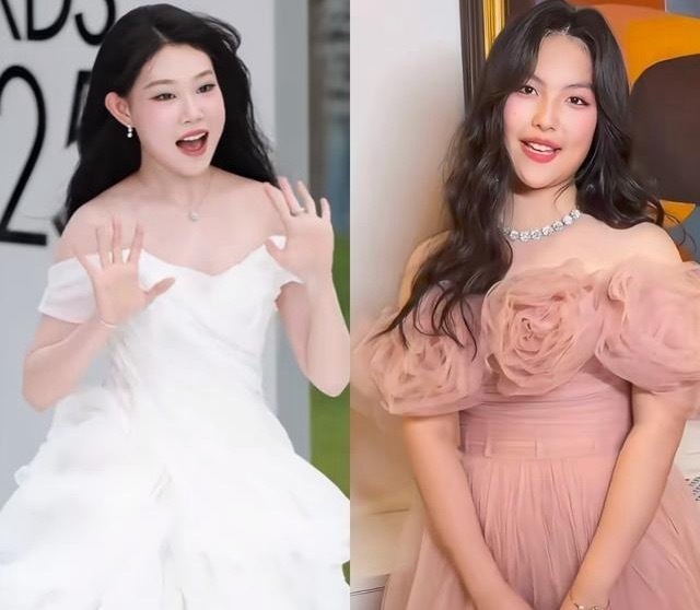 你们注意到了吗，沈佳润和王诗龄，虽都是星二代，年龄就差2岁，但是同样穿上公主裙，