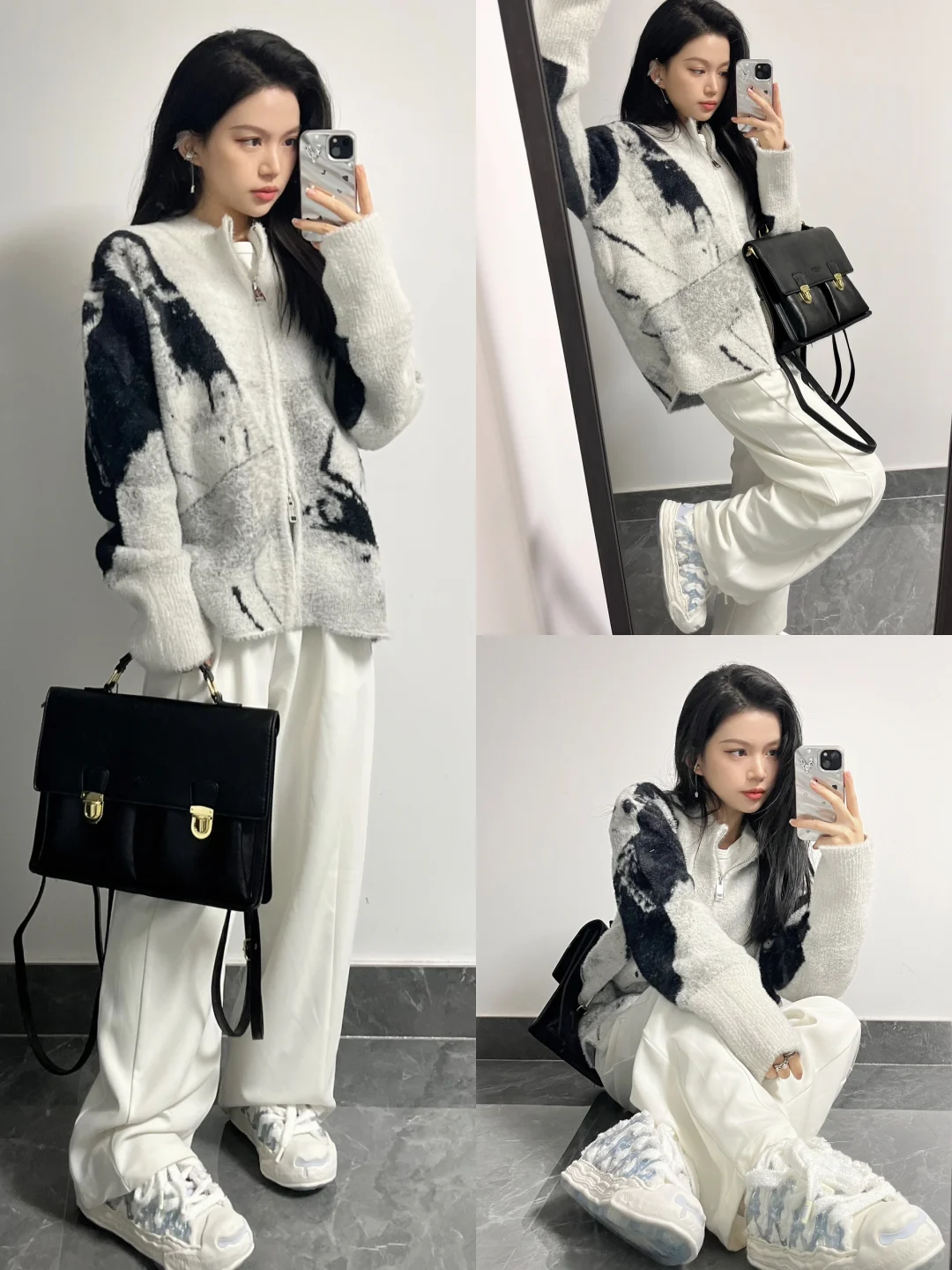 喜欢今天的慵懒感🤍ins风韩女