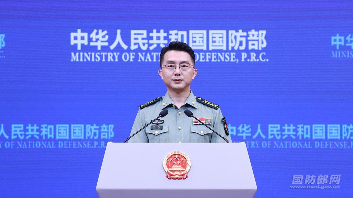 9月4日国防部记者会，蒋斌大校一句“中国统一没有‘如果’，只有‘一定’”直接炸响