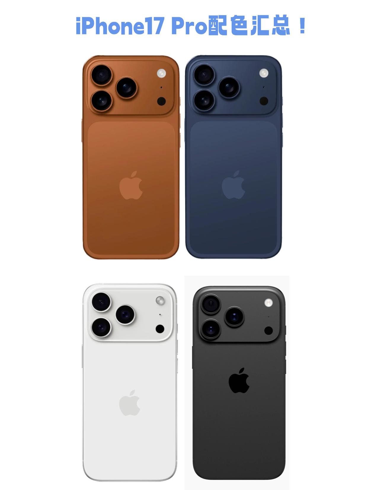 别的不说，iPhone17pro大概率爆火
-
网传iPhone17Pro后置镜