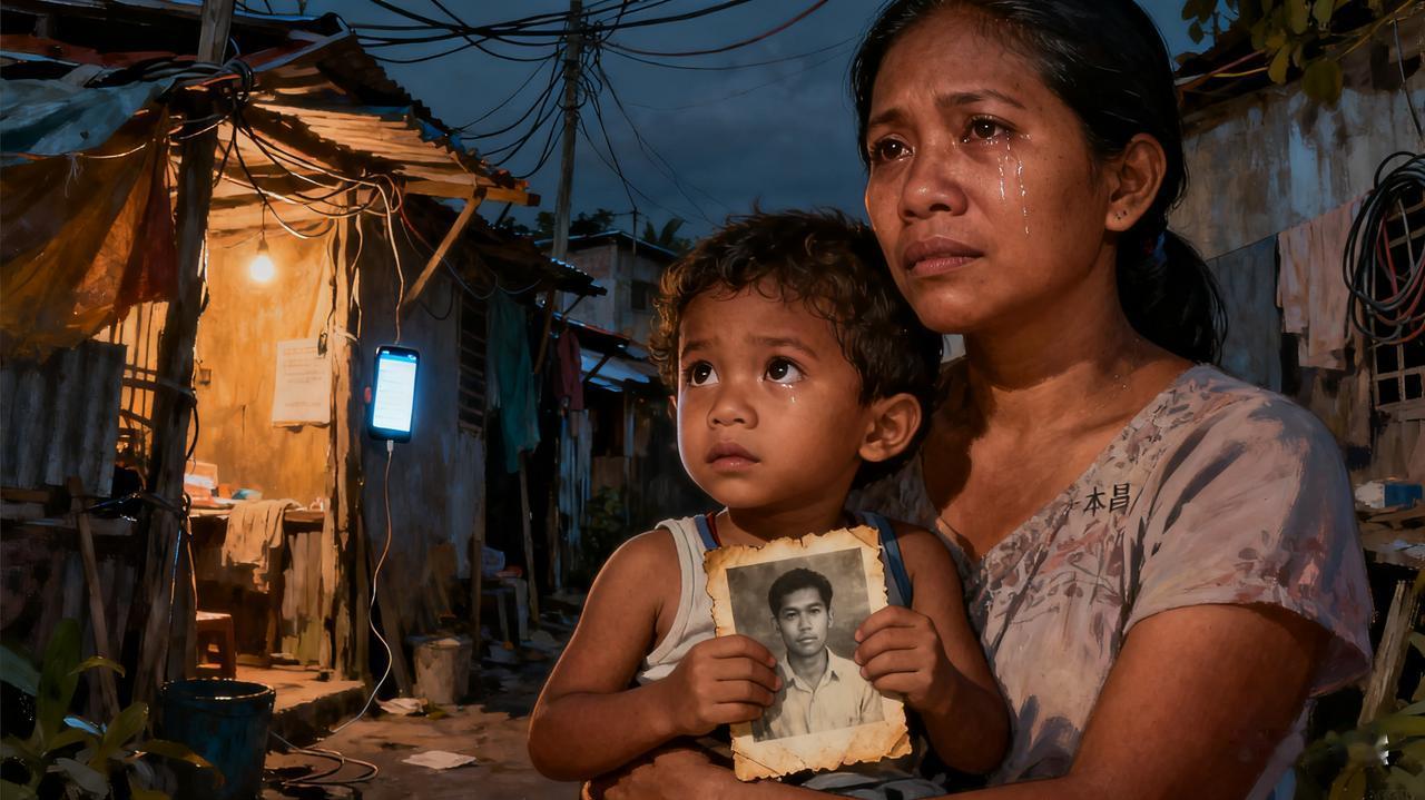 菲律宾五万“无父娃”的寻亲路：照片里的爸爸，海那边的陌生人
 
马尼拉的贫民窟里