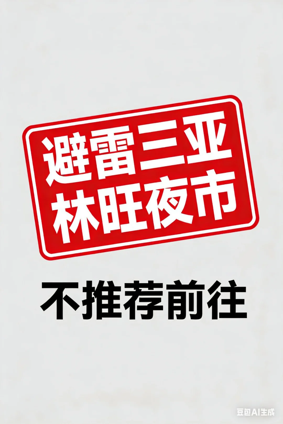 谁说三亚林旺夜市好吃的？避雷