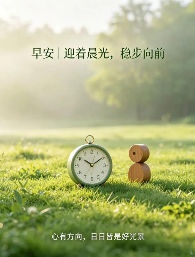 清晨的阳光是岁月赠予的礼物，愿你珍惜每一刻，把平凡的日子过成诗意的时光。早安！财