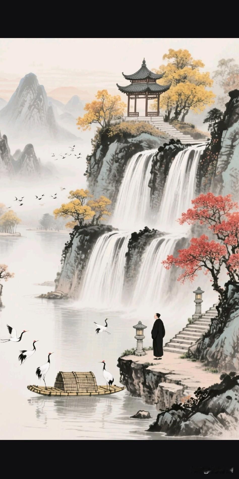 《照破无明见真章，洒向人间万古秋，自在心灯不夜侯》

一点风波动地尘，十年磨剑始