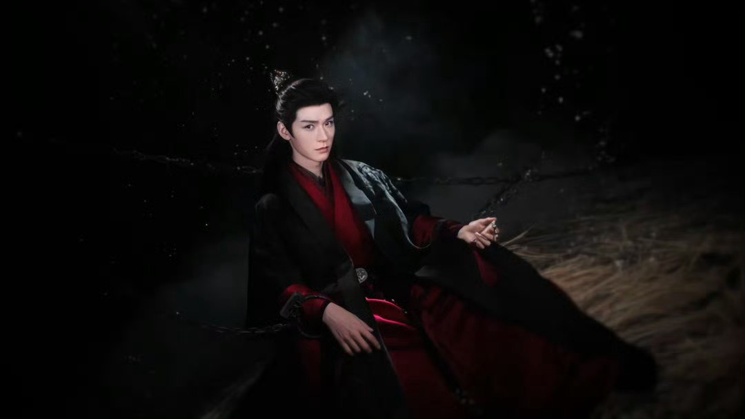 龚俊水墨穷奇龚俊疯批的神黑白双造型反差感拉满，白衣清雅黑衣狠戾，龚俊把疯批气质稳