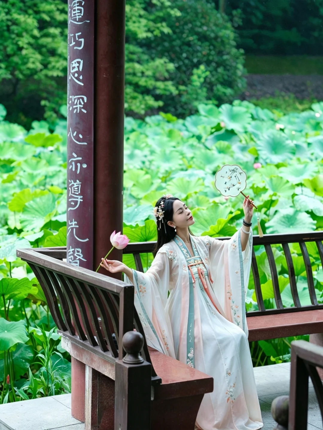 华岩的荷花开了！🪷 真的真的被美爆了！