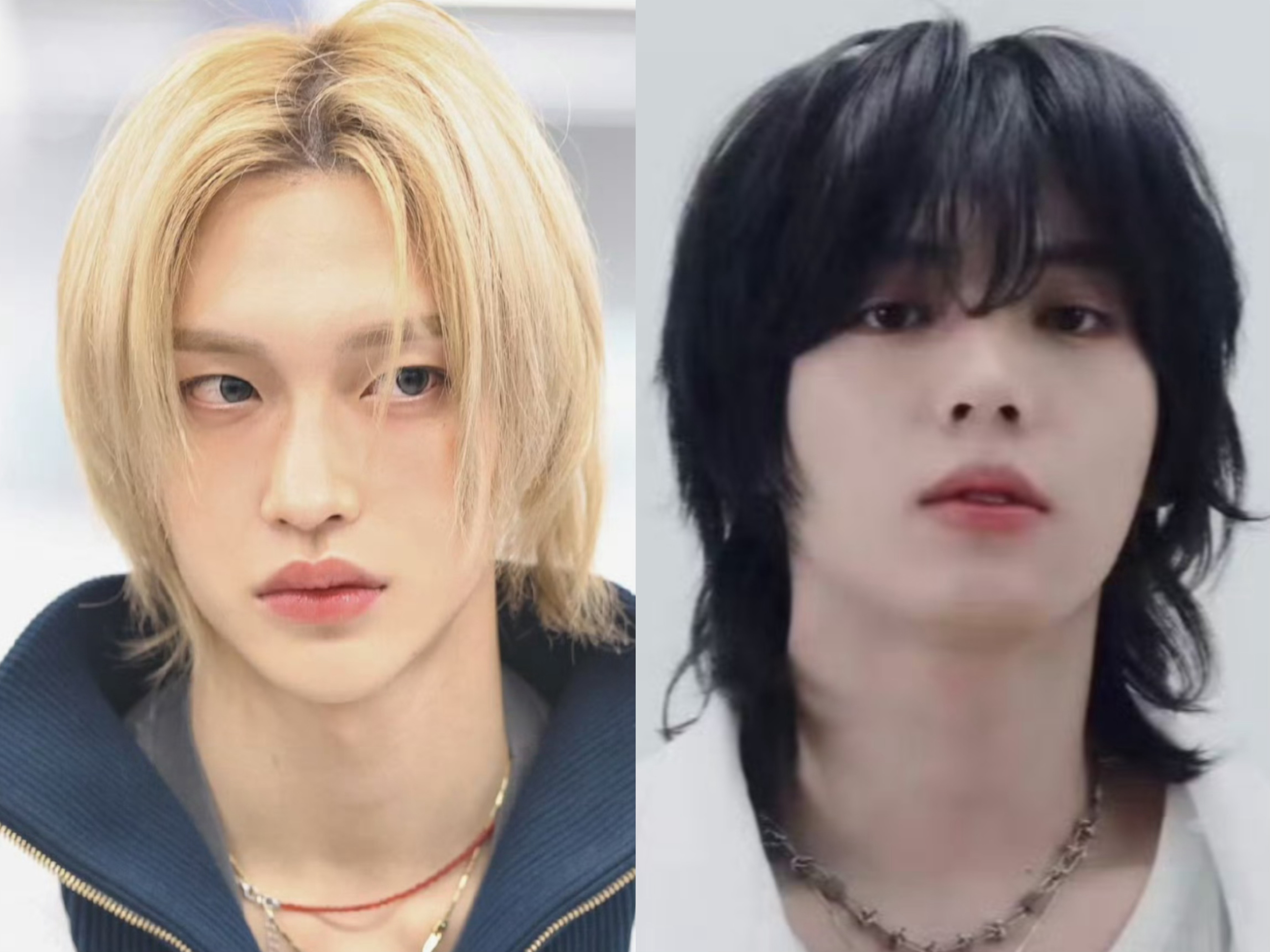 朴元彬和韩维辰同样是长发造型谁hold住了？ 