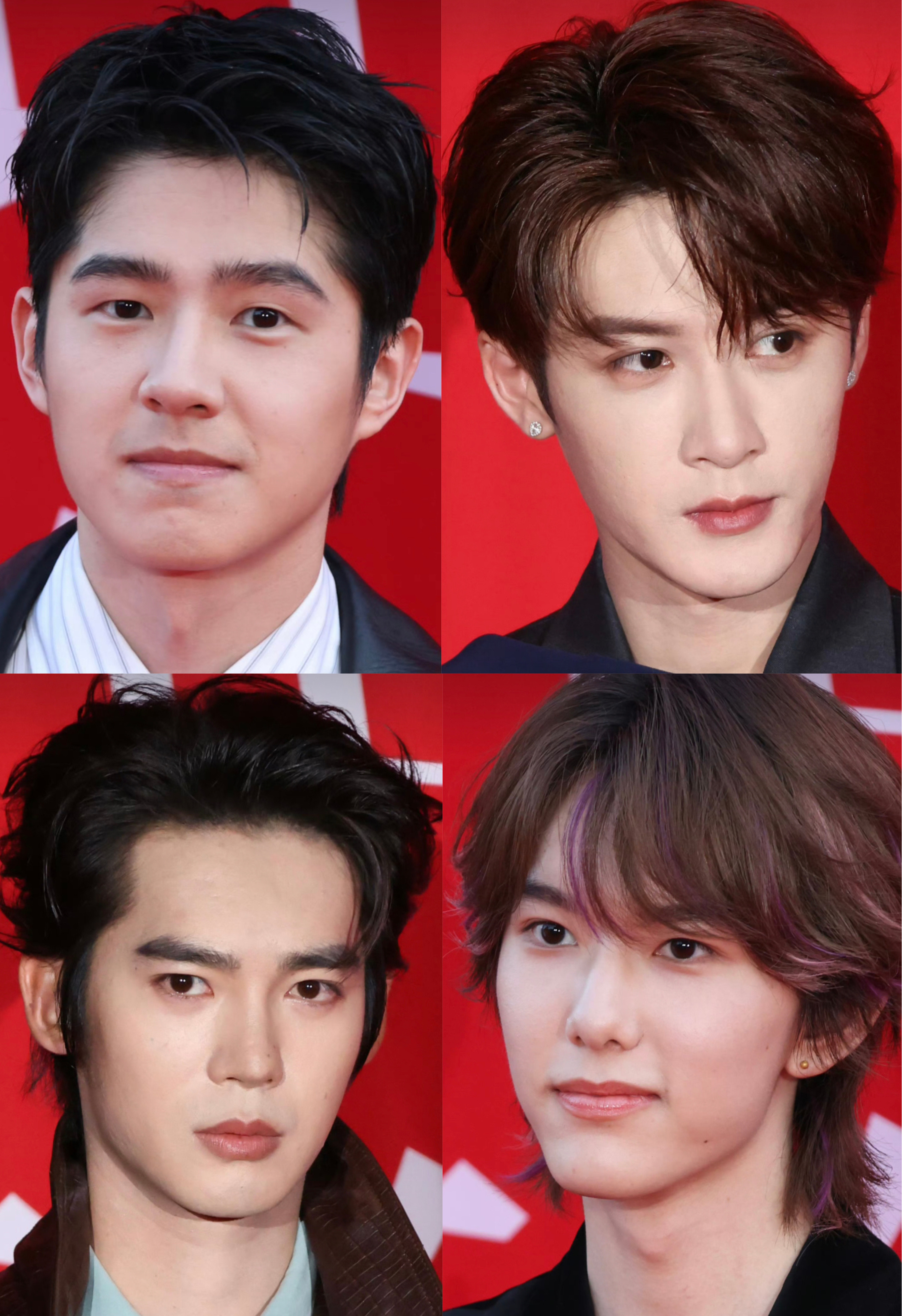 可以来点评了，今晚同台活动男艺人状态刘昊然、檀健次、于适、马柏全黄子弘凡、陈靖可