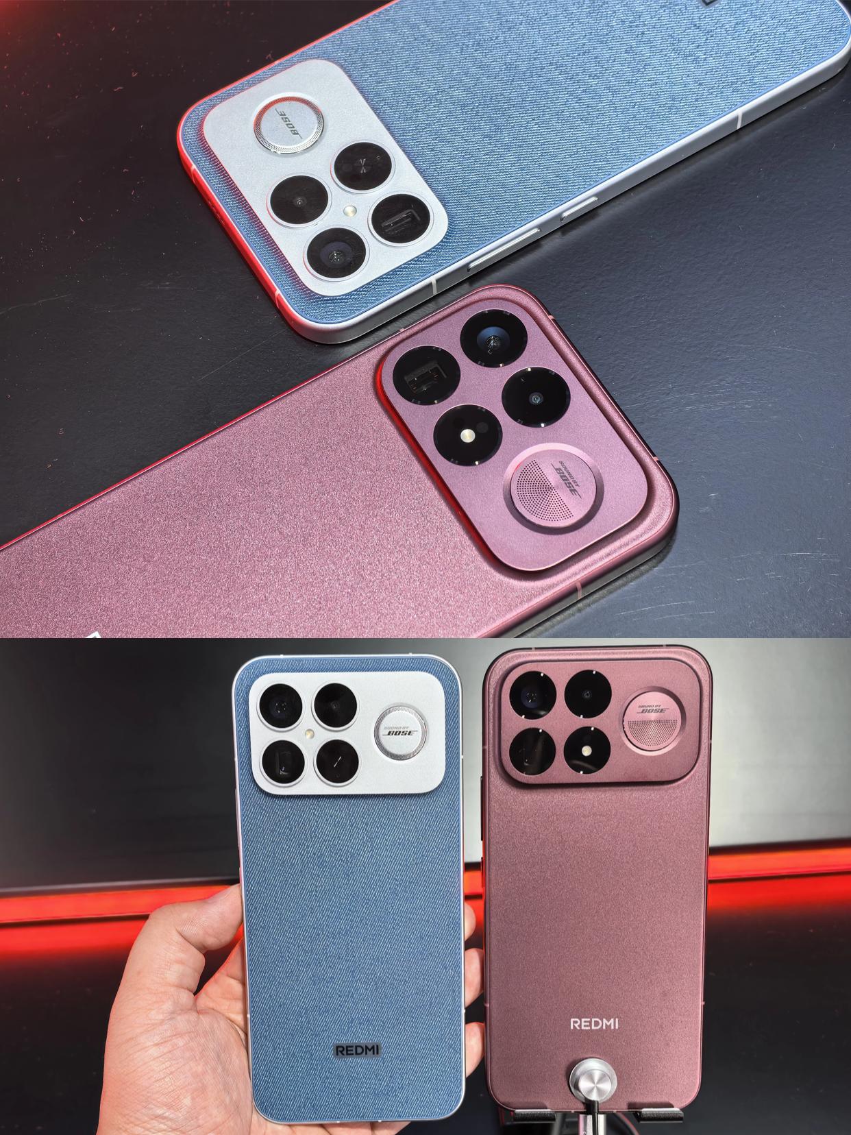 有没有觉得REDMI K100 Pro Max「⾚霞珠红」和上代REDMI K9