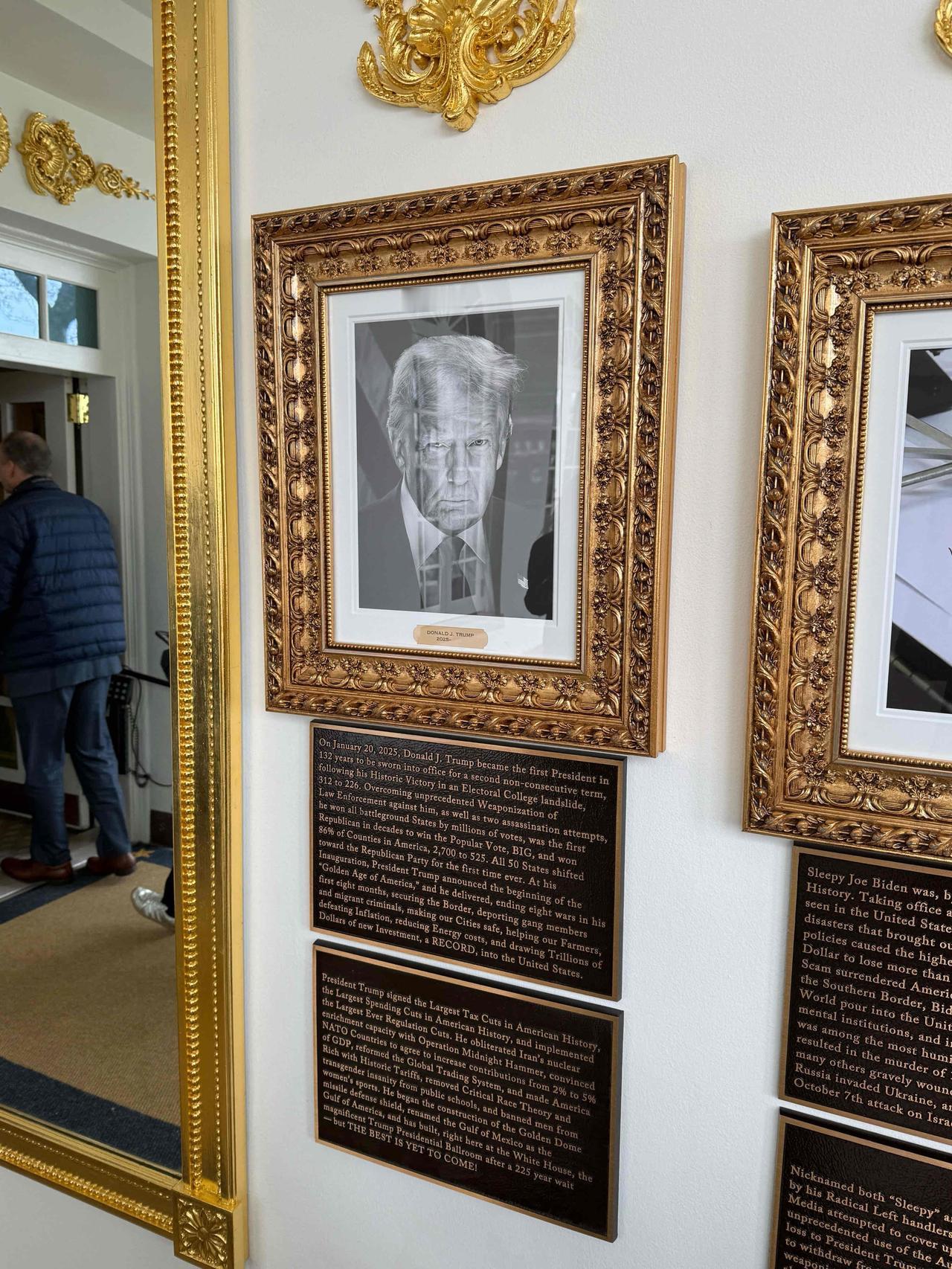 白宫总统星光大道铭文添加

特朗普第二任期铭文：

2025 年1月20日，唐纳