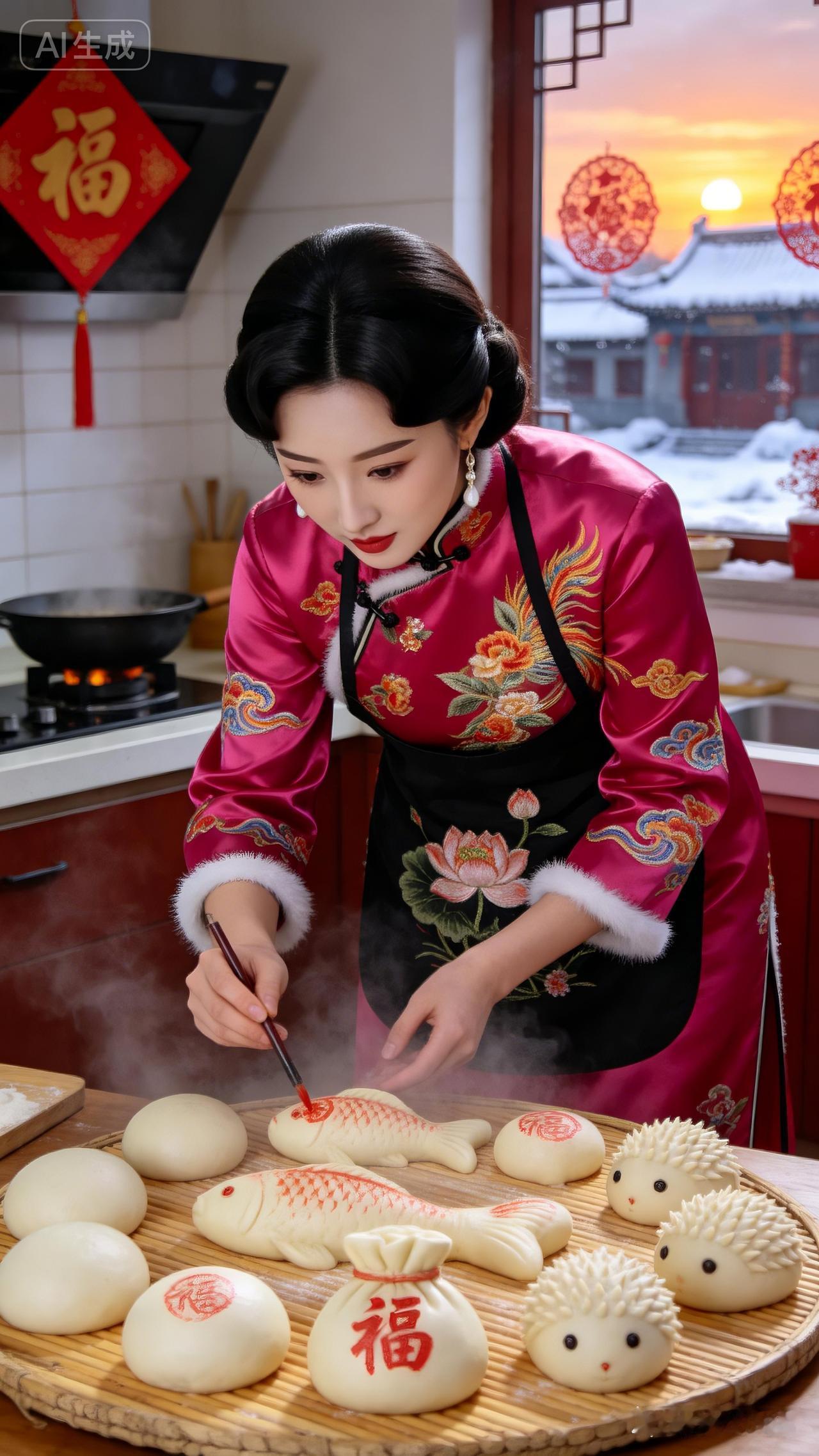 福气满满的中式点心，红红火火过新年！🎉🍰