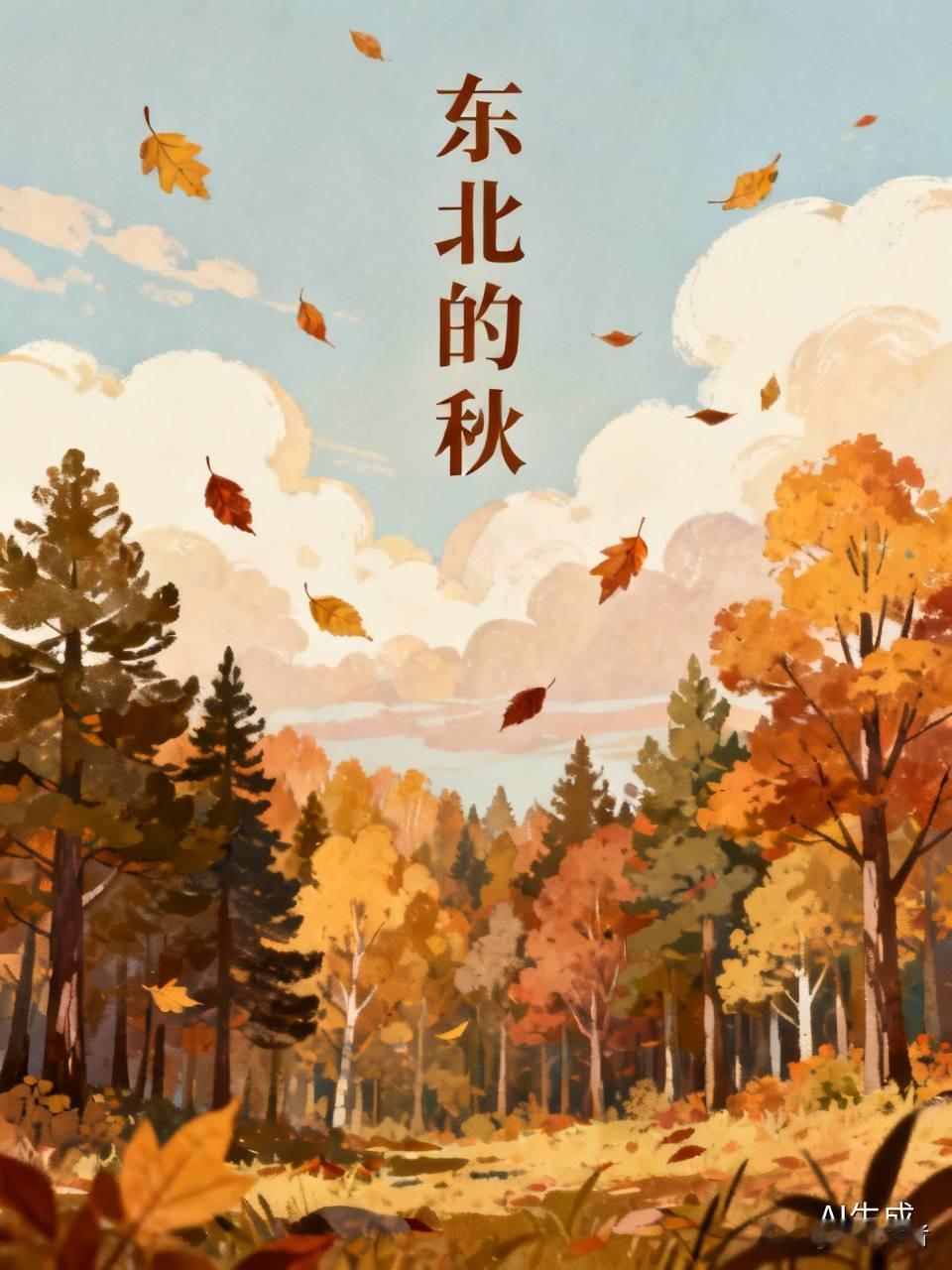 东北的秋天挺冷，要穿长袖，这些天不是下雨就是吹风，本来十几二十度可能会让人感觉凉