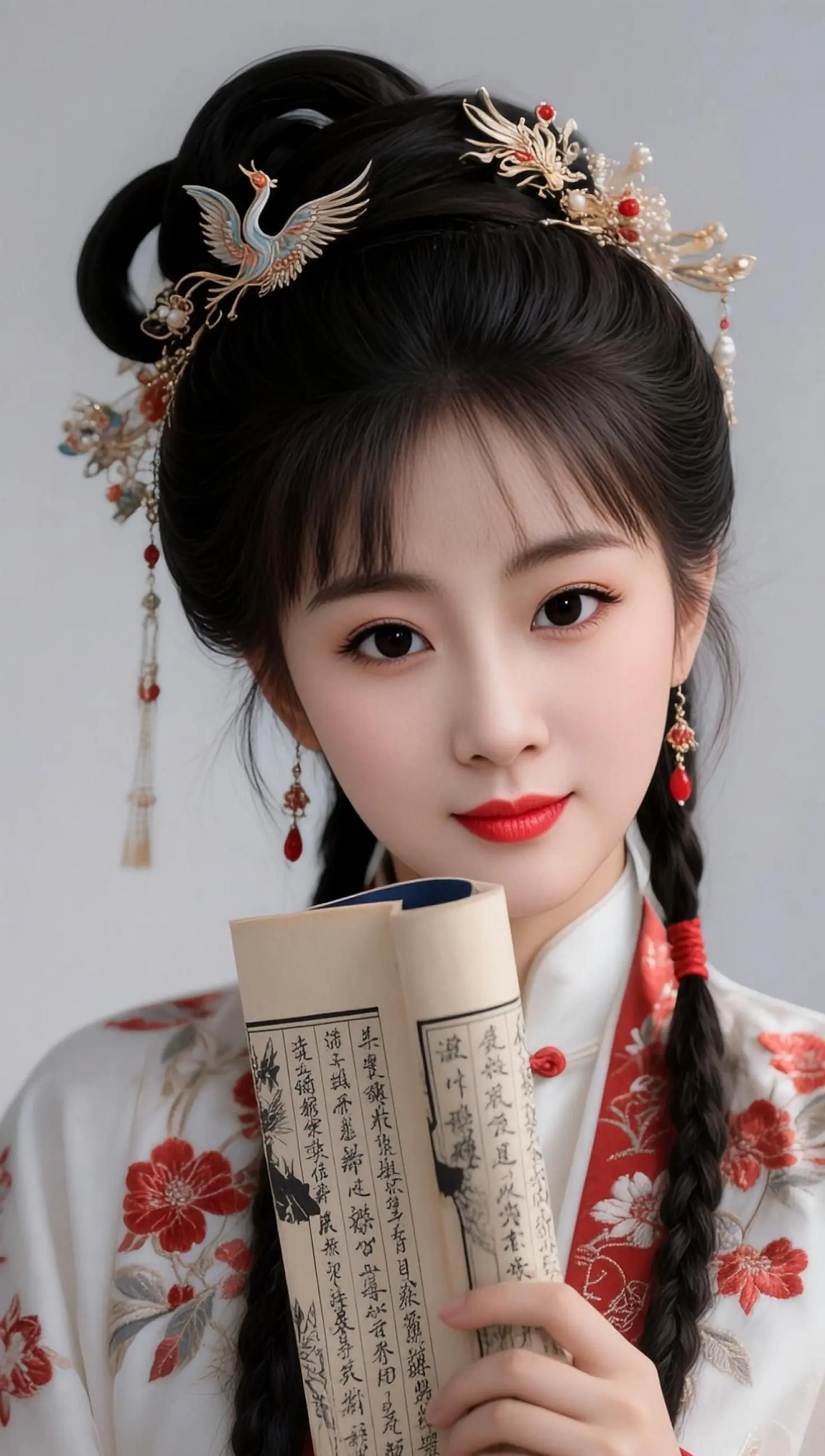 AI国风书卷写真 随变ai随便玩