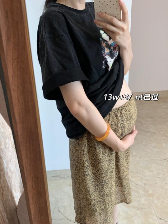 13+孕期 穿自己喜欢的～穿不腻的豹纹裙