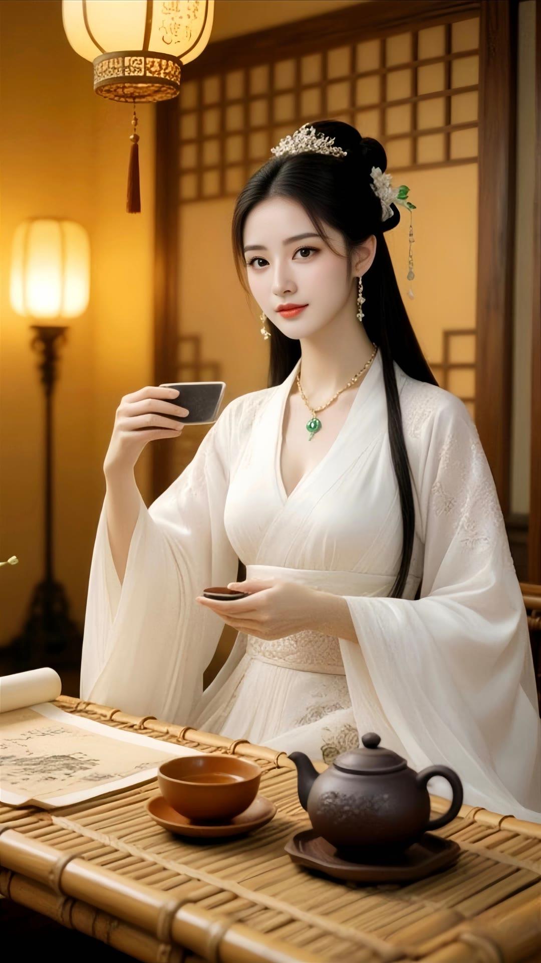 茶香满溢，古韵悠长。