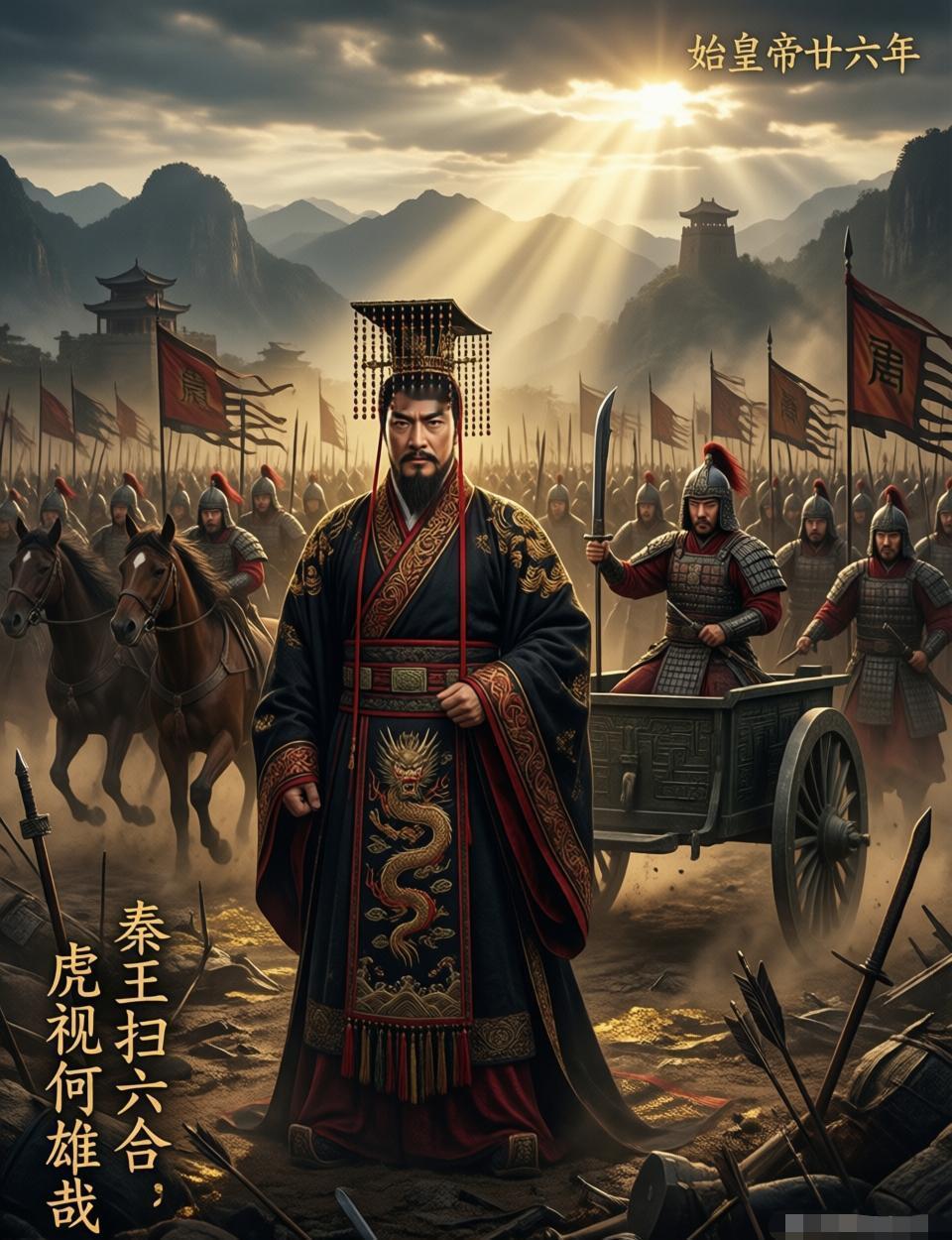 “千古一帝”与“暴君”的秦始皇

说到秦始皇，有人觉得他是“千古一帝”，是他横扫