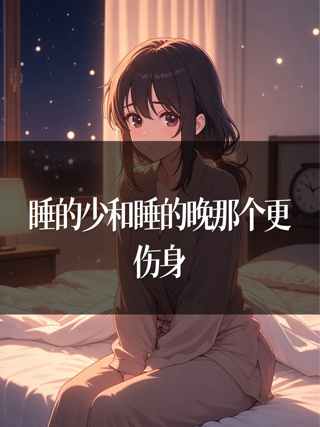 睡的少和睡的晚那个更伤身