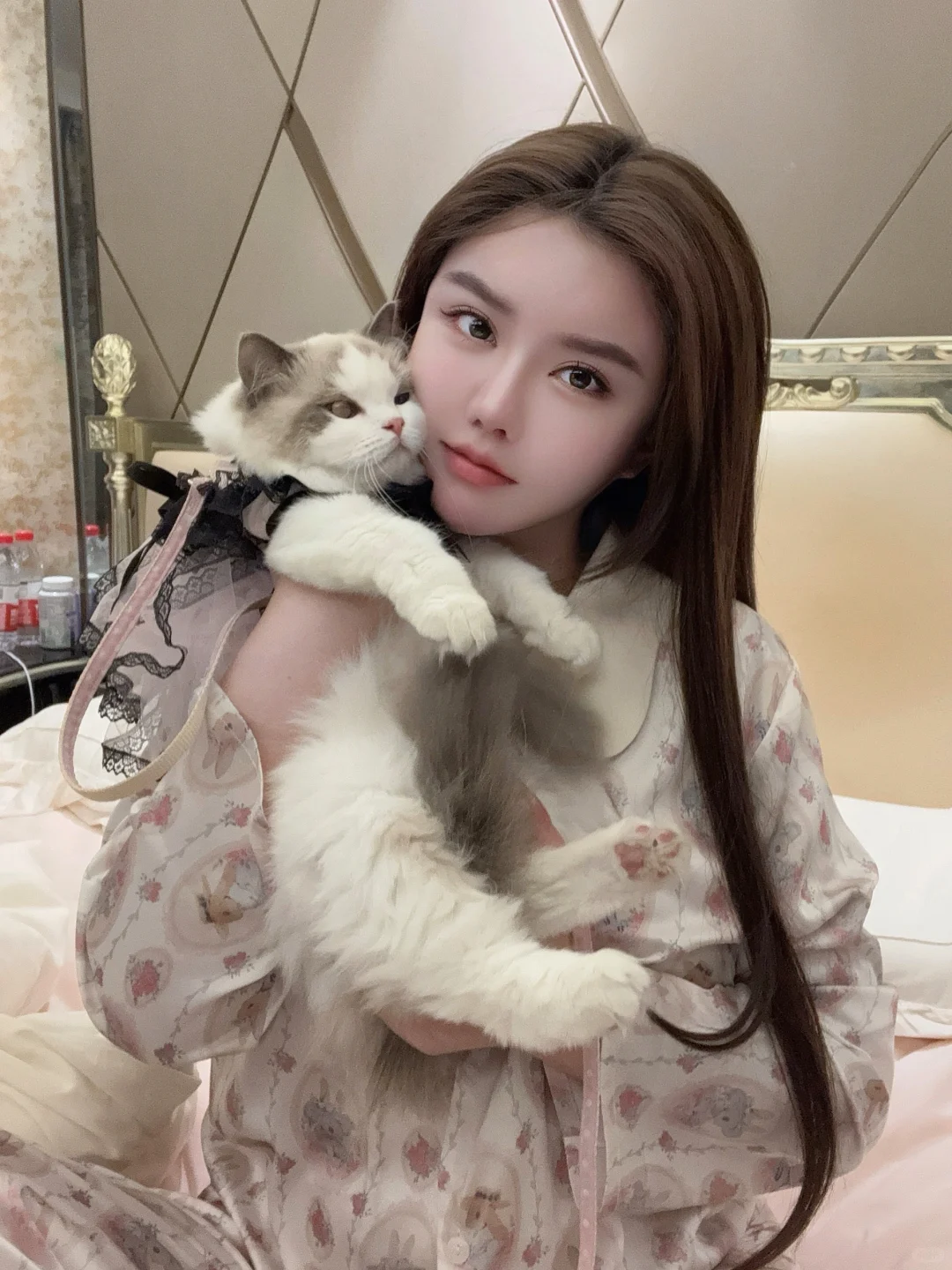 我们的家长和小猫都太可爱啦🥰