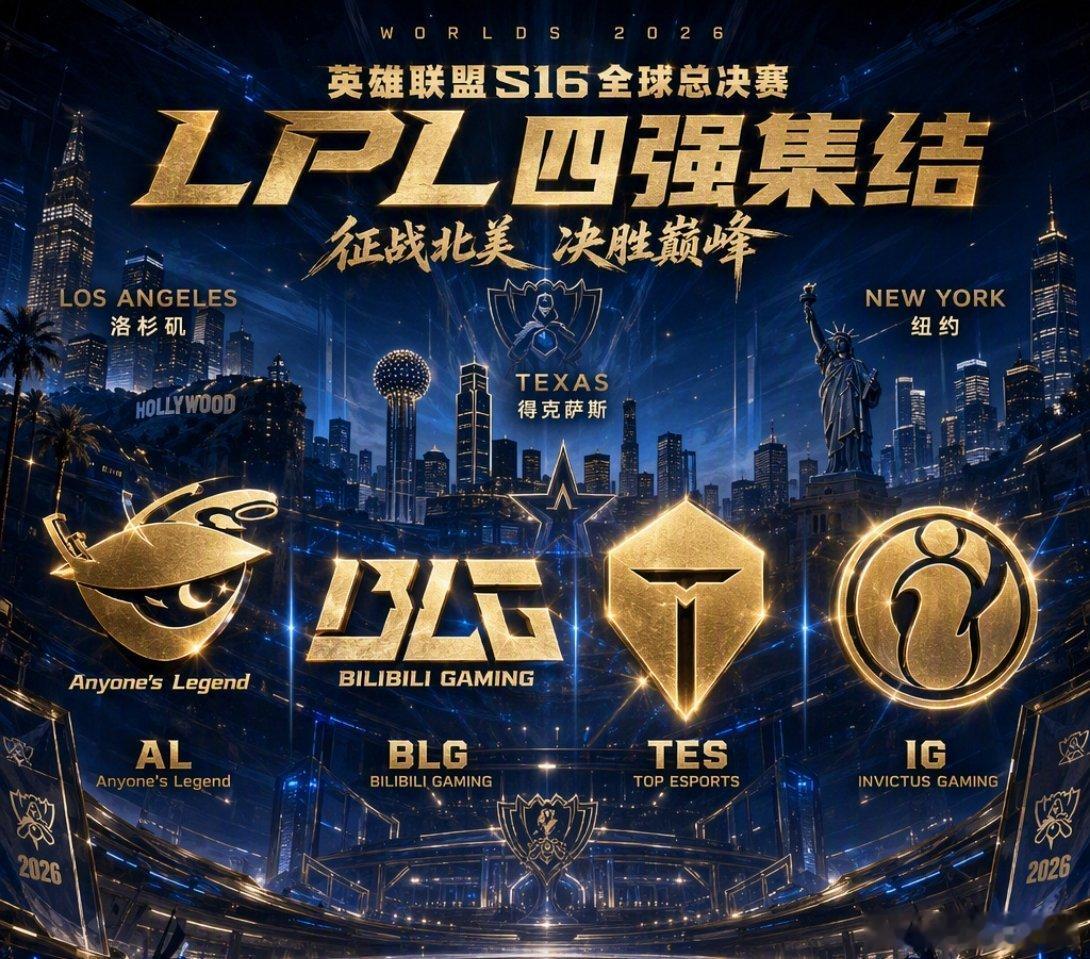 S16赛程终于定下来了，这次是实打实的“北美巡回赛”。从洛杉矶的拳头体育馆起步，